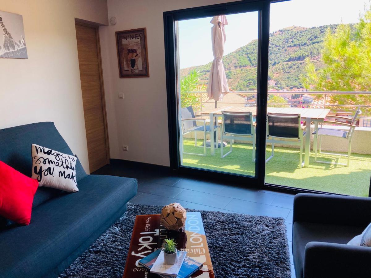 Residence Costa Vermella, Vue Mer Et Montagne Au Calme Cerbère المظهر الخارجي الصورة
