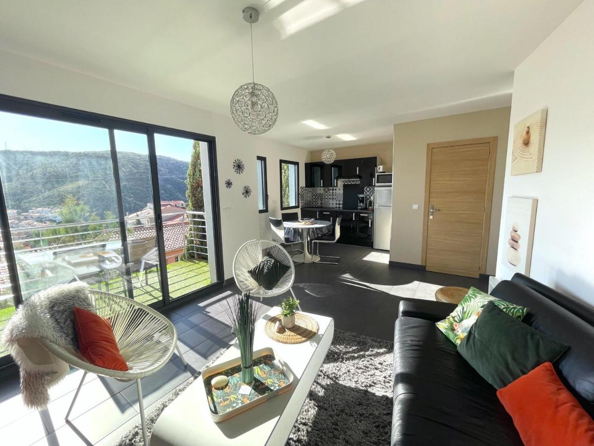 Residence Costa Vermella, Vue Mer Et Montagne Au Calme Cerbère المظهر الخارجي الصورة