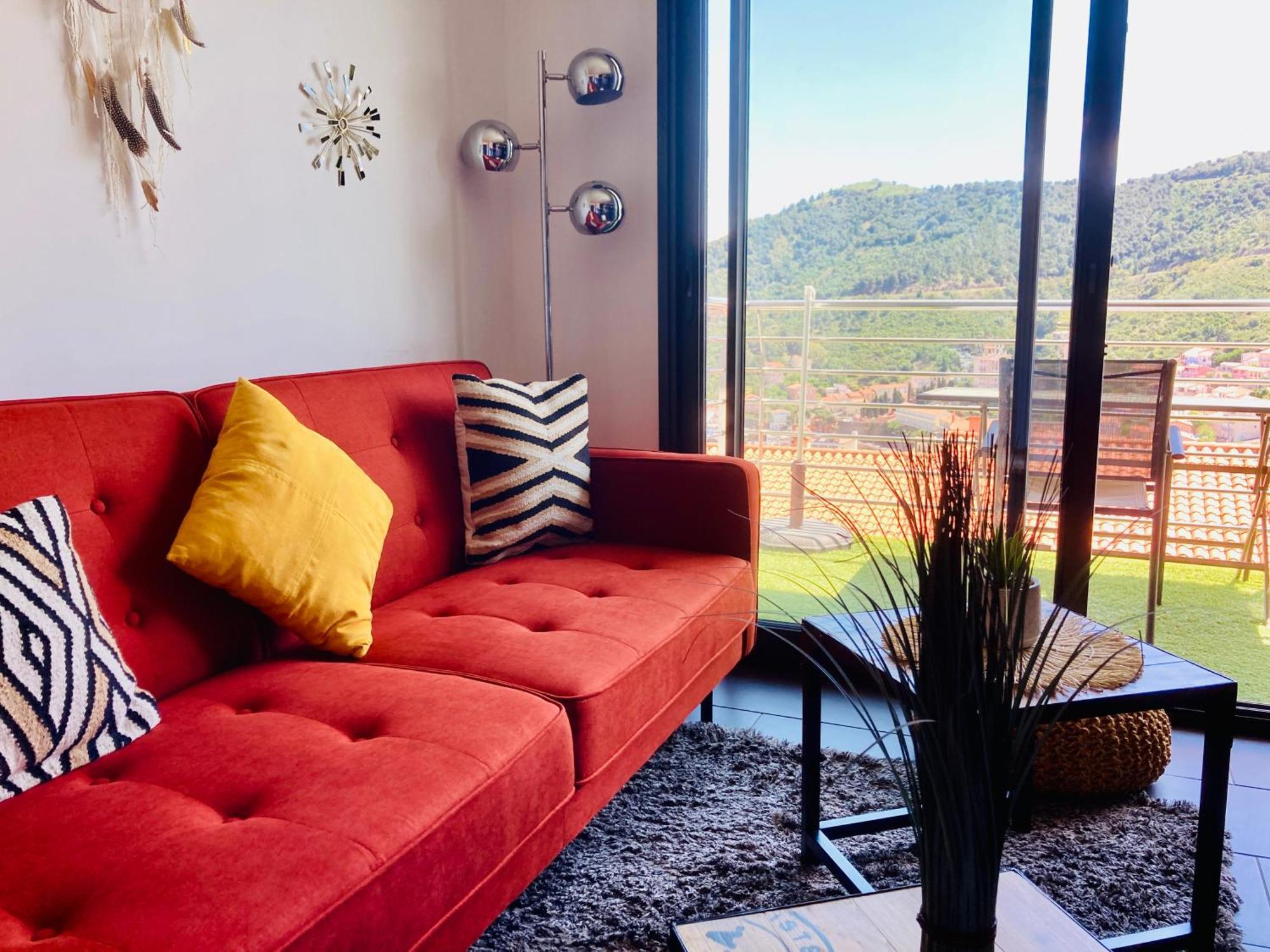 Residence Costa Vermella, Vue Mer Et Montagne Au Calme Cerbère المظهر الخارجي الصورة